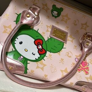 Tokidoki x hello kitty pink Boston bag nwt rare